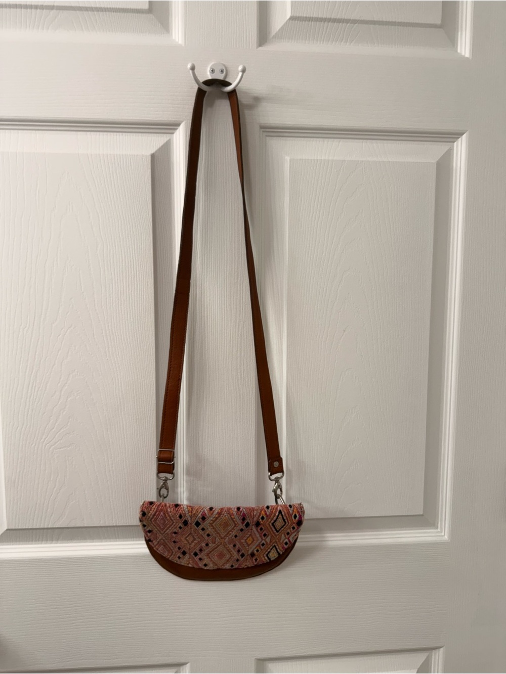 Mermaids and Dragons + Amara  Crossbody Bag in Brown and Pink - Picture 2 of 4